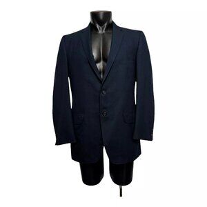 Dark Blue Vintage Griffon 2-Button Mens Blazer